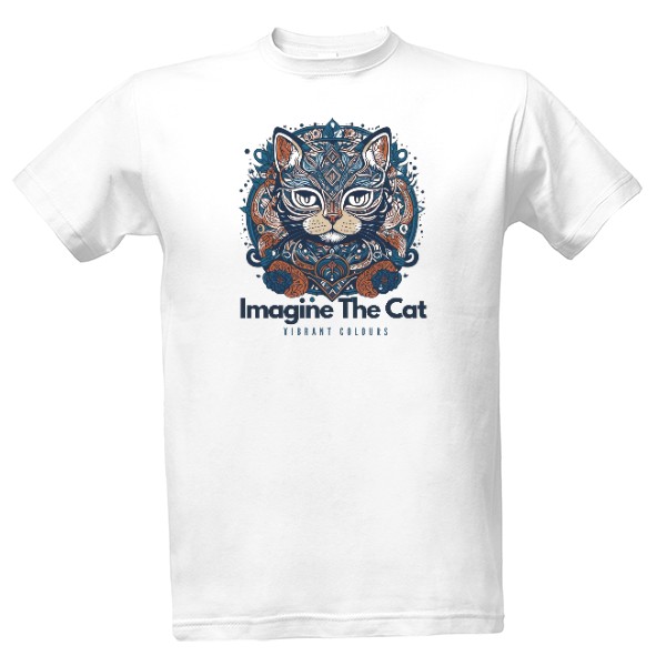 Tričko s potiskem Imagine Cat
