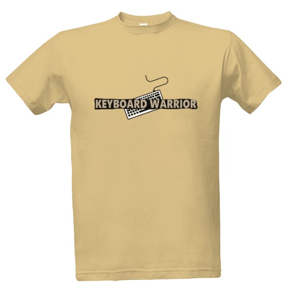 Tričko s potiskem keyboard warrior