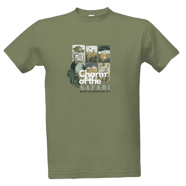 Tričko s potiskem Kouzlo safari